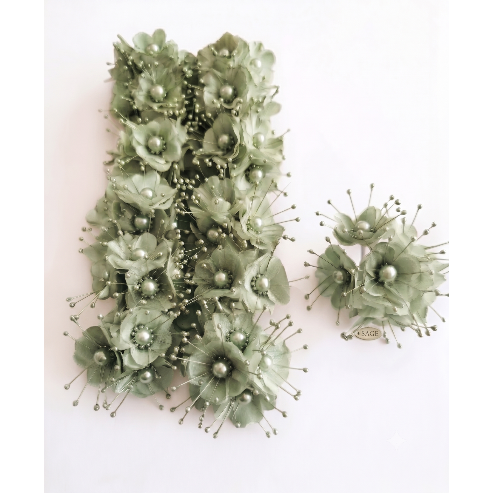 72pcs Artificial Silky Pearl Spray Craft Flower