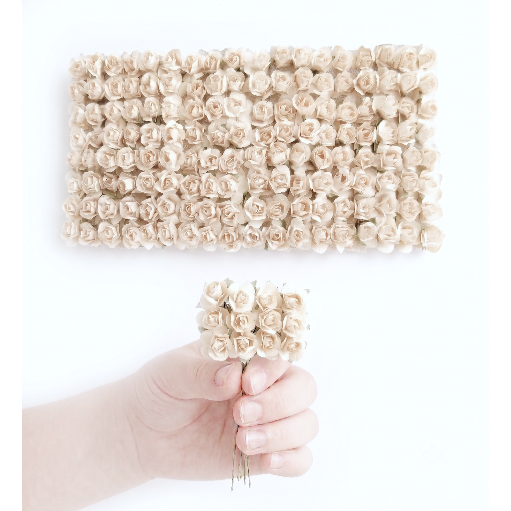 144 pc Mini Paper Rose Stems (0.5 Inch) – Craft & Favors Supply