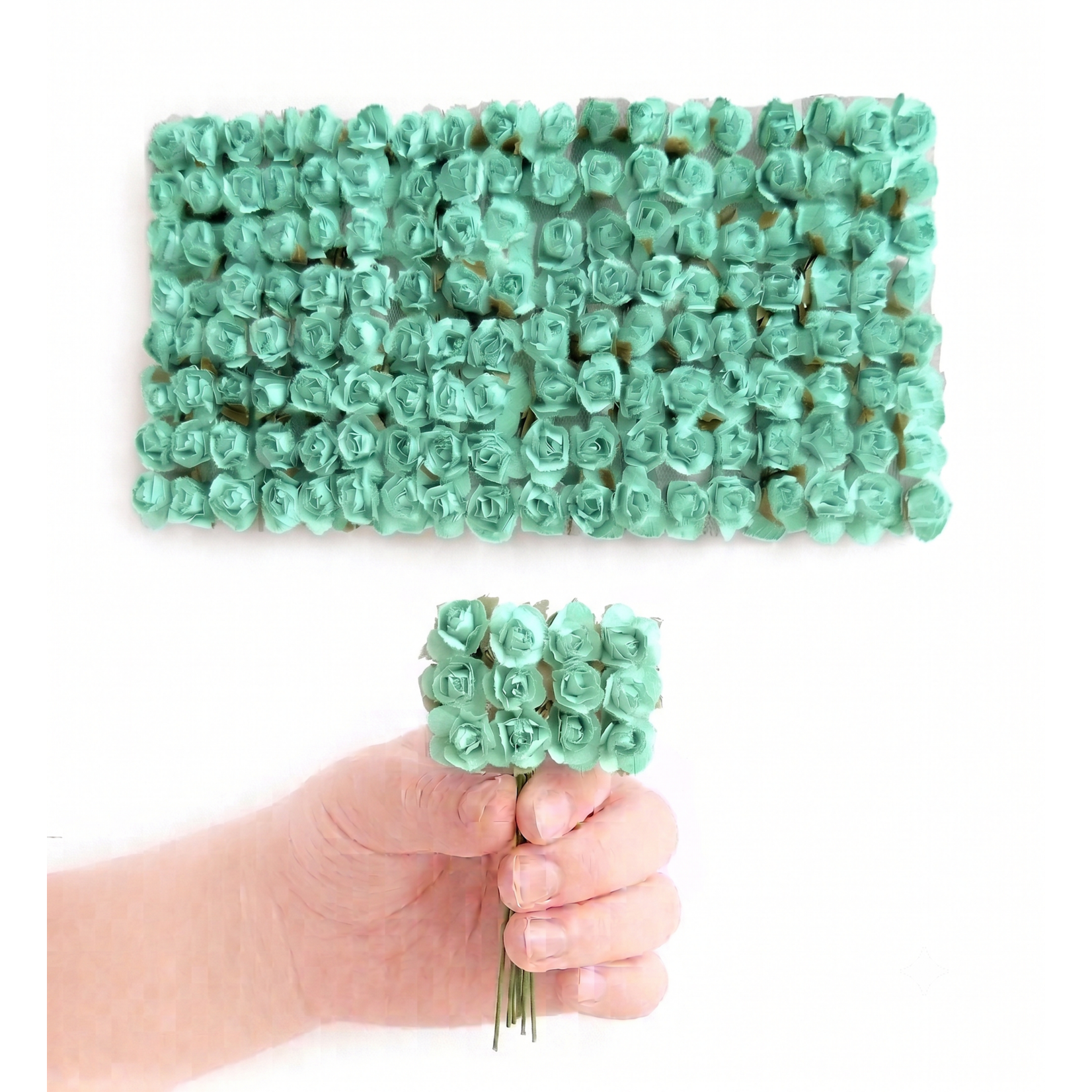 144 pc Mini Paper Rose Stems (0.5 Inch) – Craft & Favors Supply