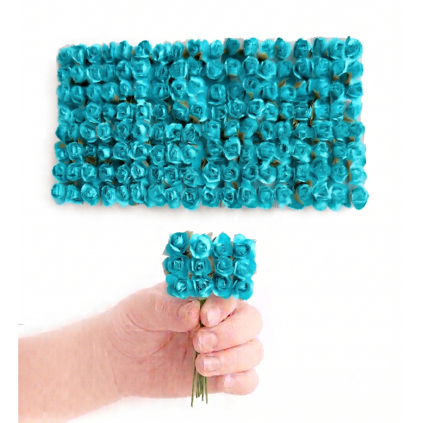 144 pc Mini Paper Rose Stems (0.5 Inch) – Craft & Favors Supply