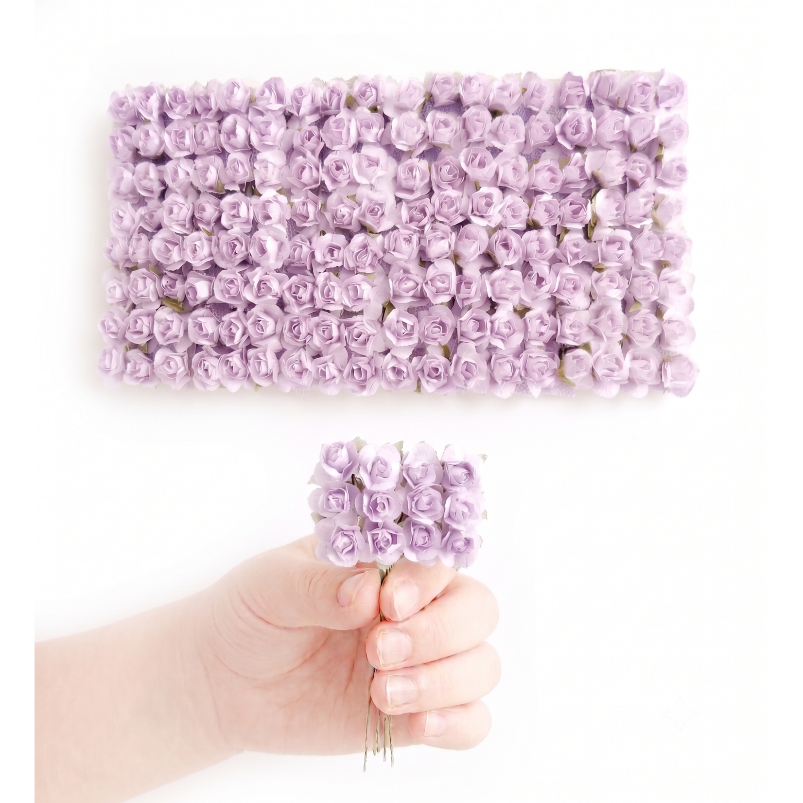 144 pc Mini Paper Rose Stems (0.5 Inch) – Craft & Favors Supply