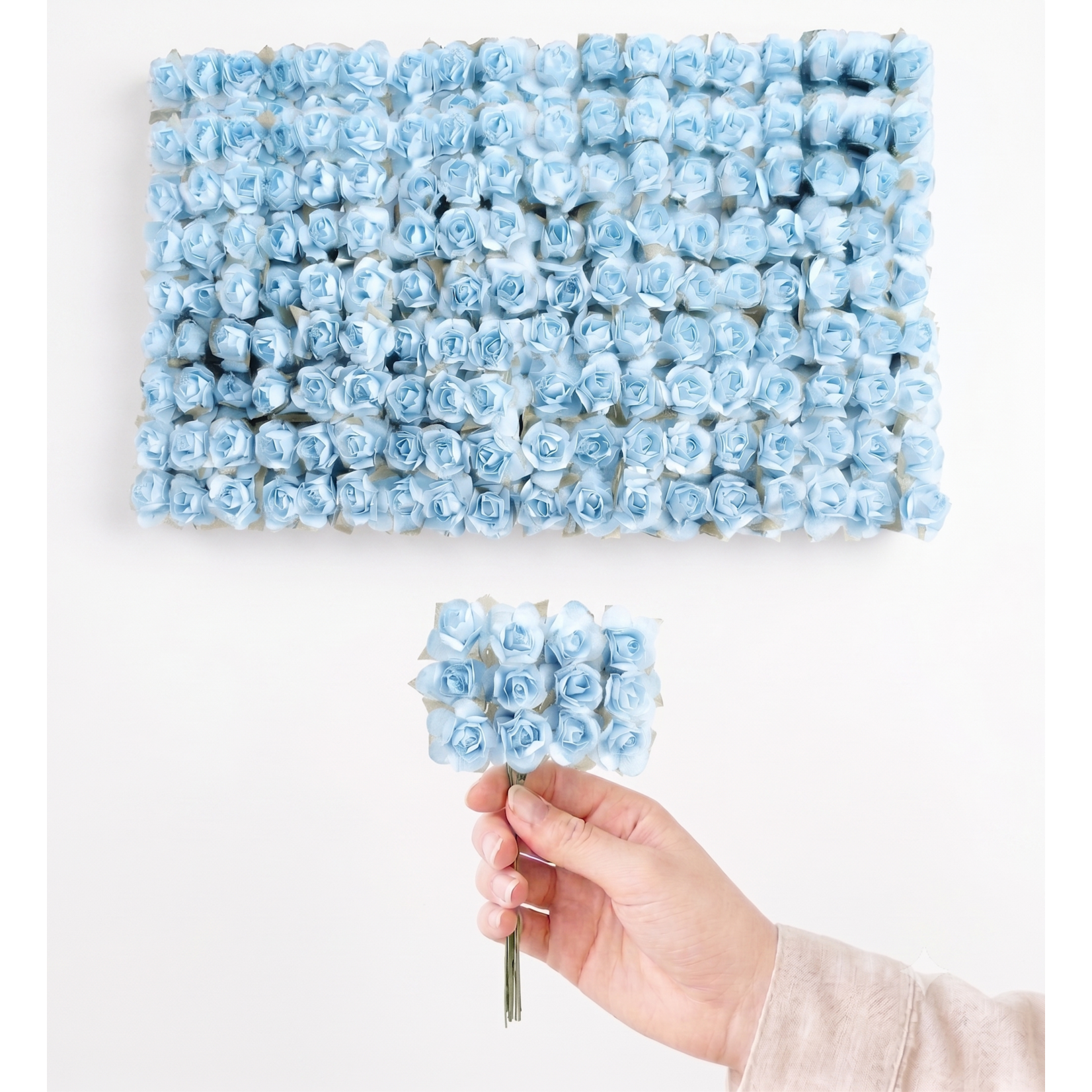 144 pc Mini Paper Rose Stems (0.75 Inch) – Craft & Favors SupplyPCS -