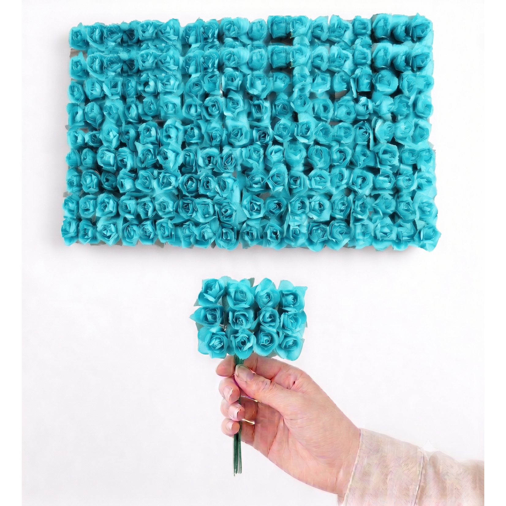 144 pc Mini Paper Rose Stems (0.75 Inch) – Craft & Favors SupplyPCS -