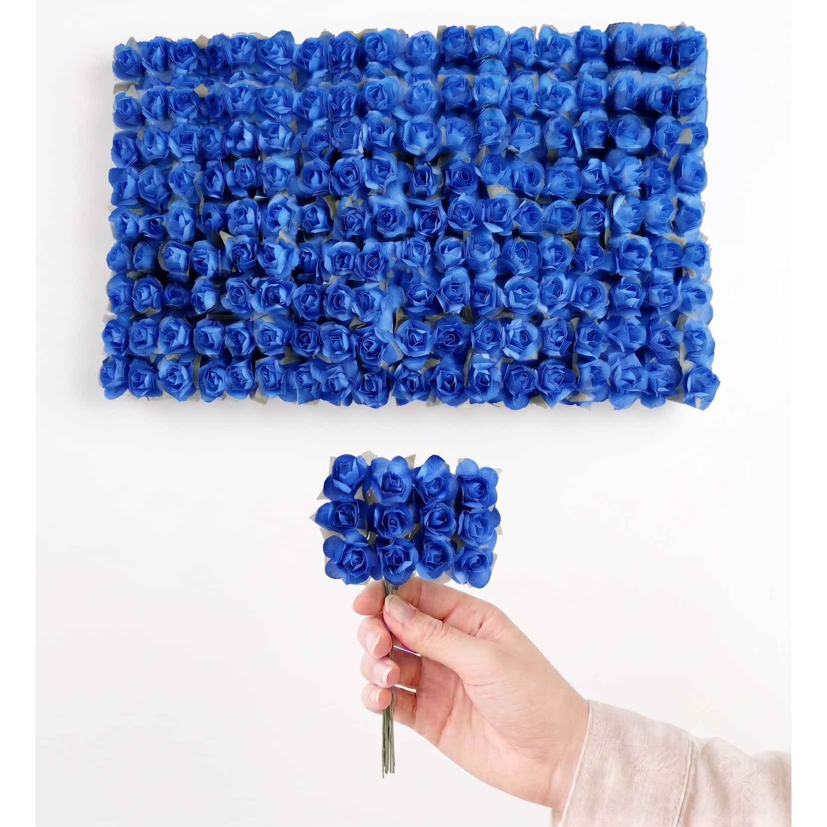 144 pc Mini Paper Rose Stems (0.75 Inch) – Craft & Favors SupplyPCS -