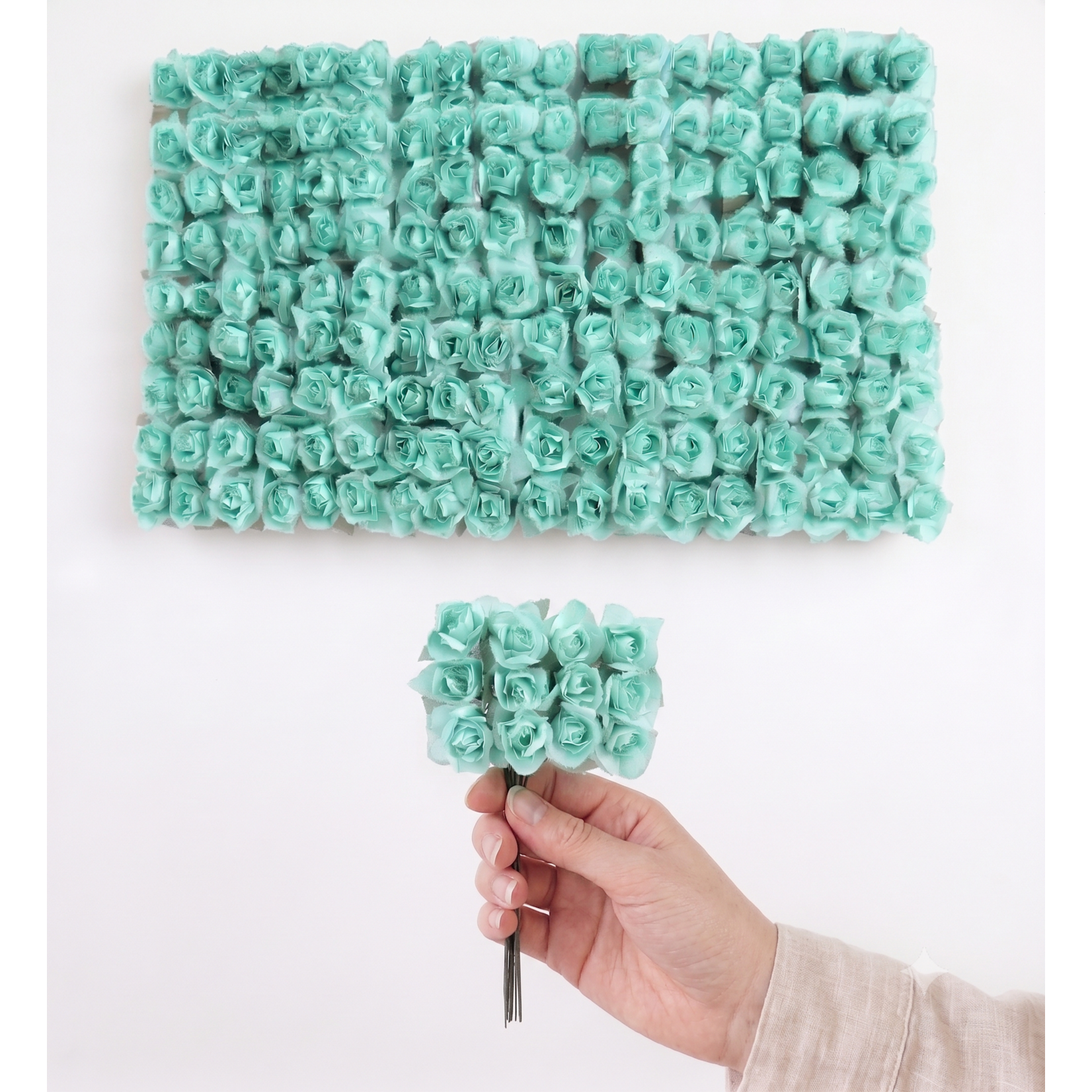 144 pc Mini Paper Rose Stems (0.75 Inch) – Craft & Favors SupplyPCS -