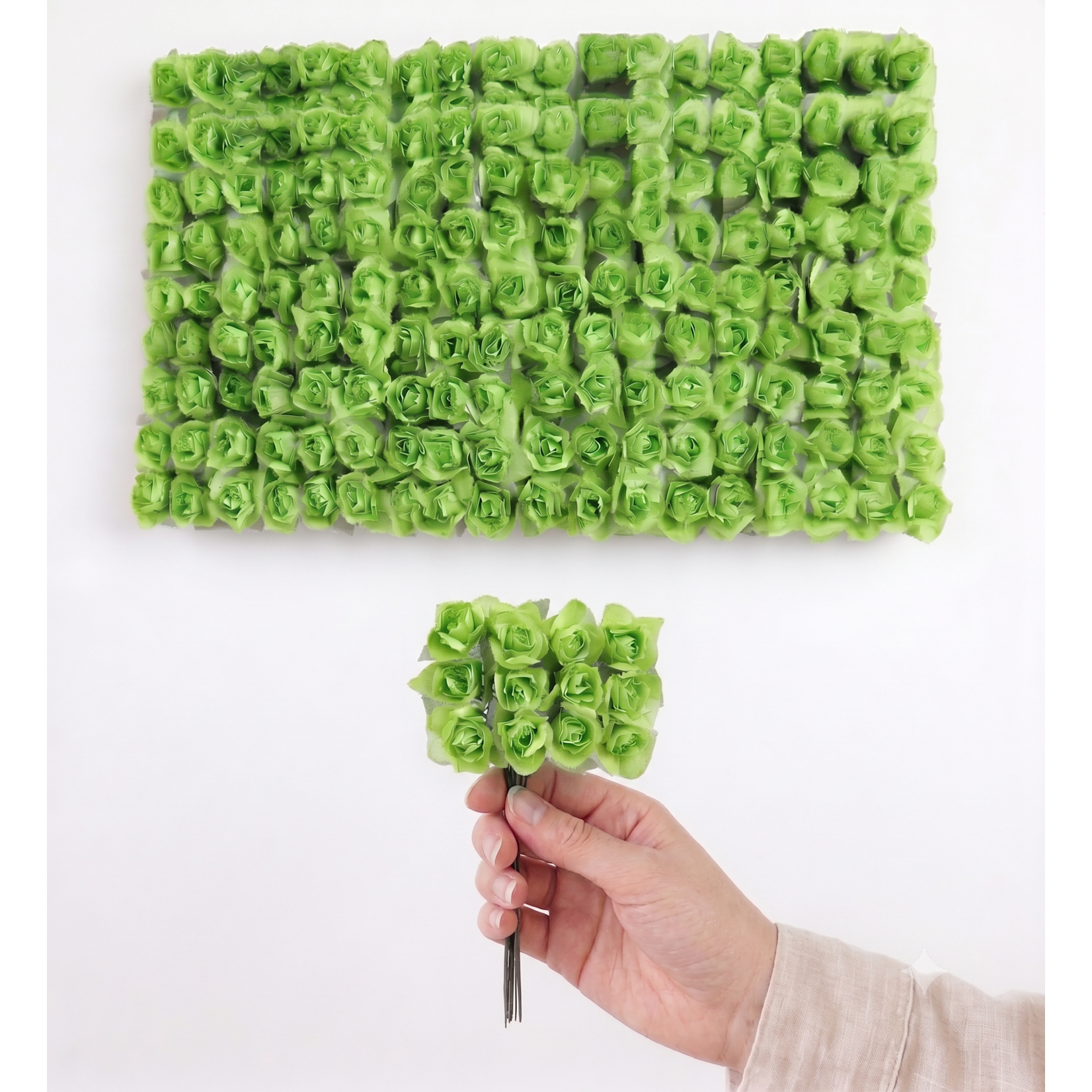 144 pc Mini Paper Rose Stems (0.75 Inch) – Craft & Favors SupplyPCS -