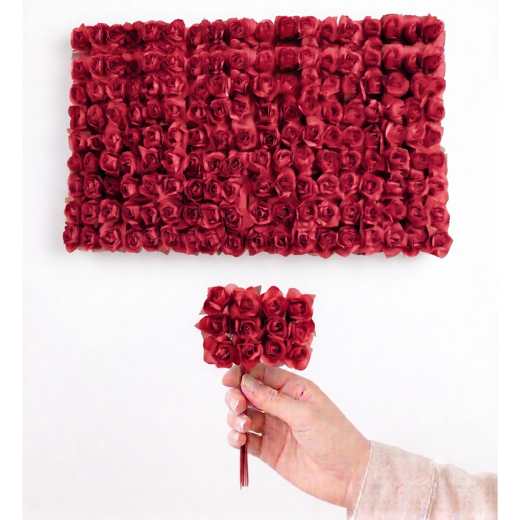 144 pc Mini Paper Rose Stems (0.75 Inch) – Craft & Favors SupplyPCS -