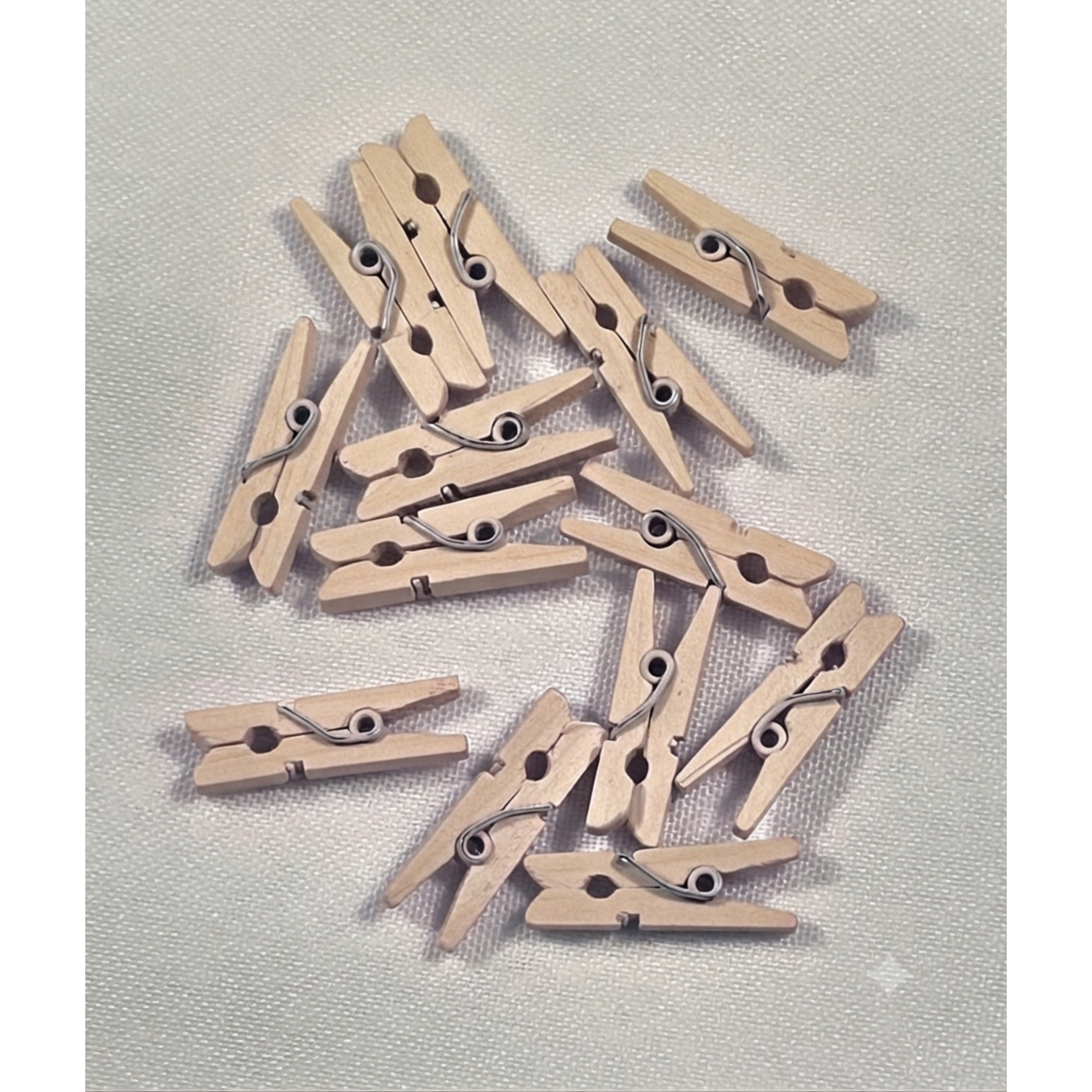 Wood Clothespins 50 PCS/Bag - Baby Shower Gender Reveal