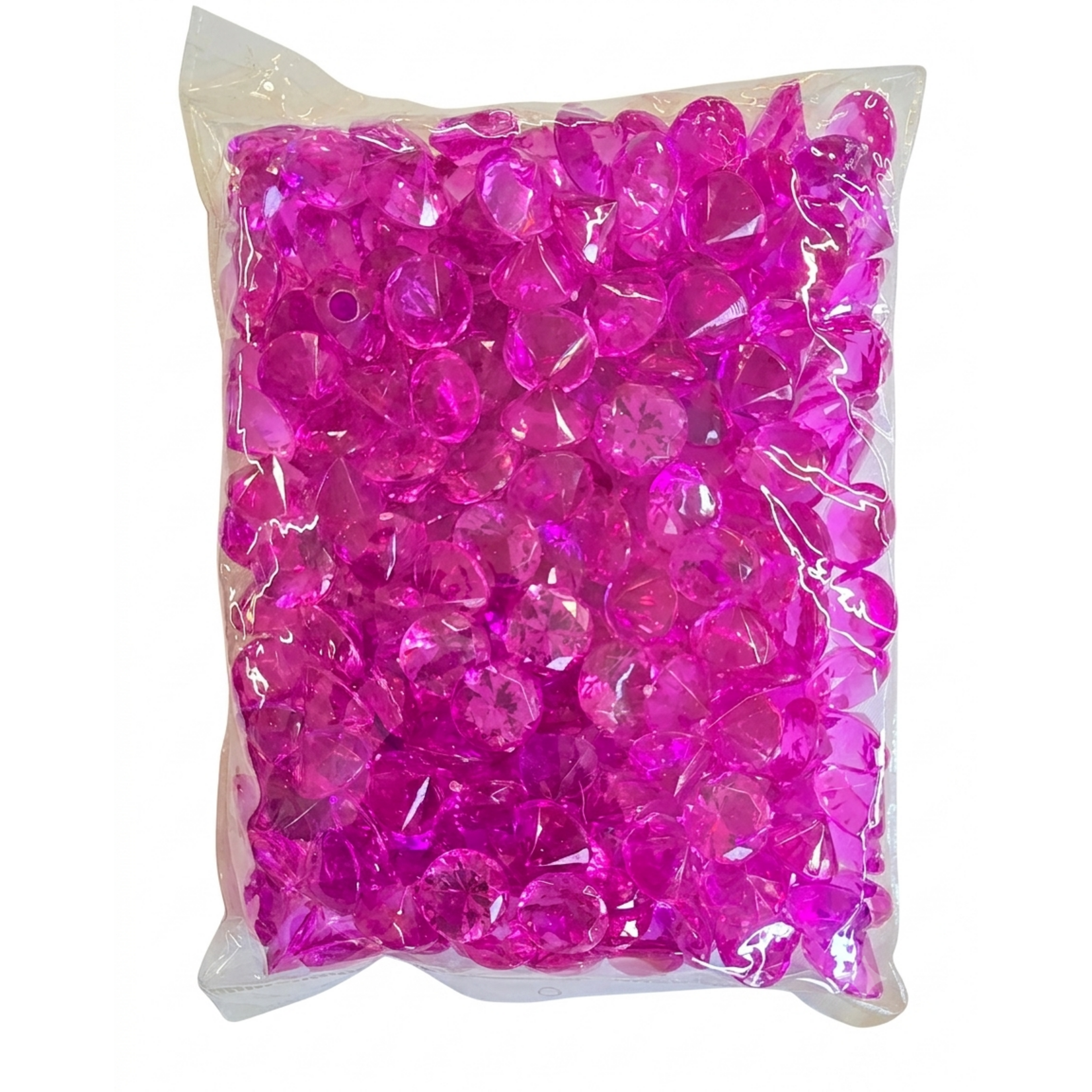JM & Sons 3/4" (19mm) Acrylic Diamond Gem Table & Vase Fillers (1 lb Bag) Events and Wedding Decor