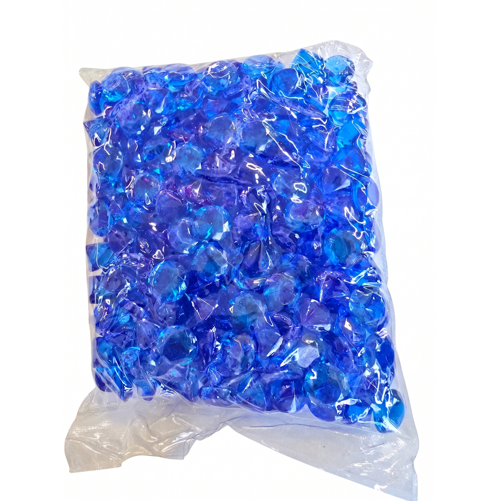 JM & Sons 3/4" (19mm) Acrylic Diamond Gem Table & Vase Fillers (1 lb Bag) Events and Wedding Decor