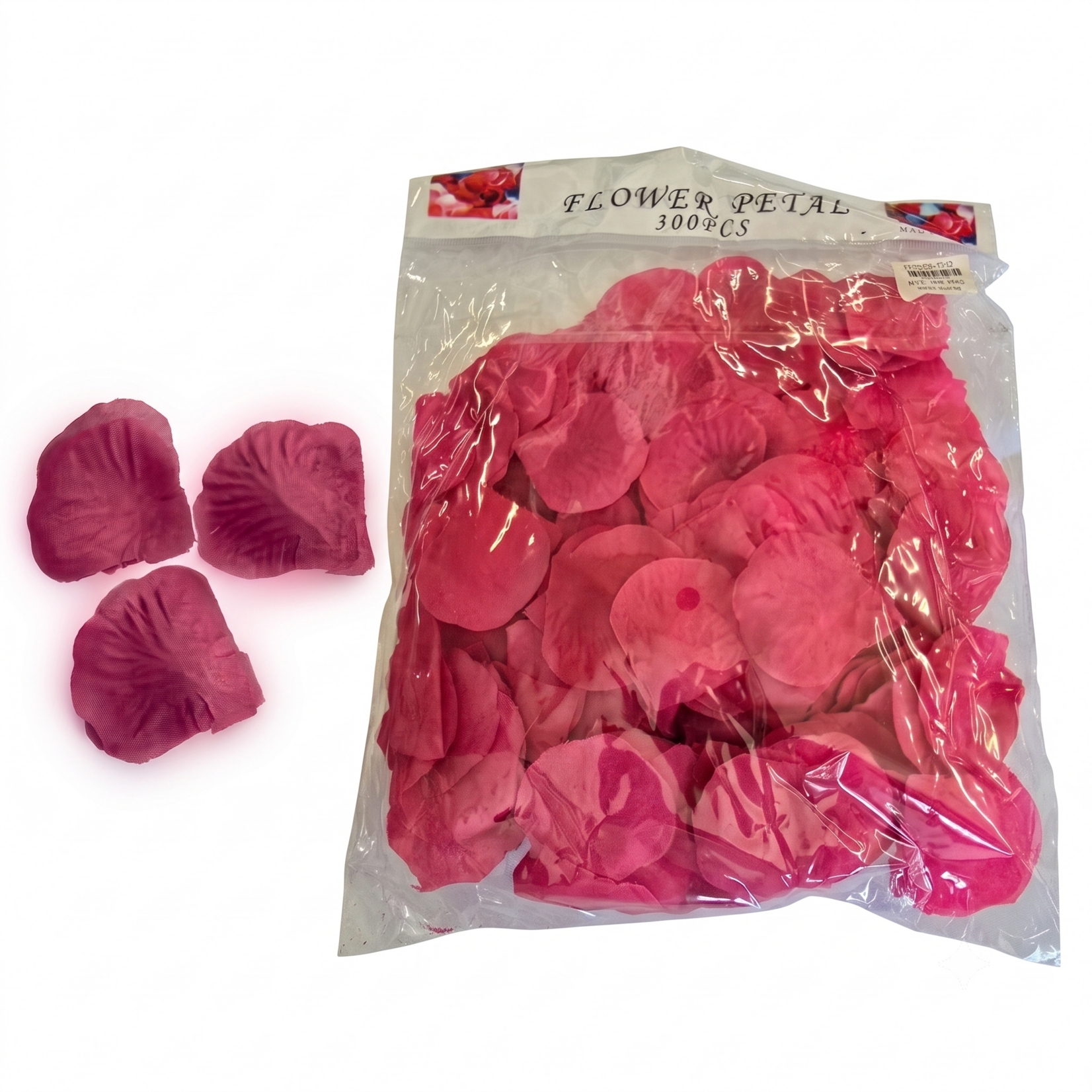 300 Silky Artificial Rose Petals Vibrant Décor for Weddings, Quinceañeras & Parties