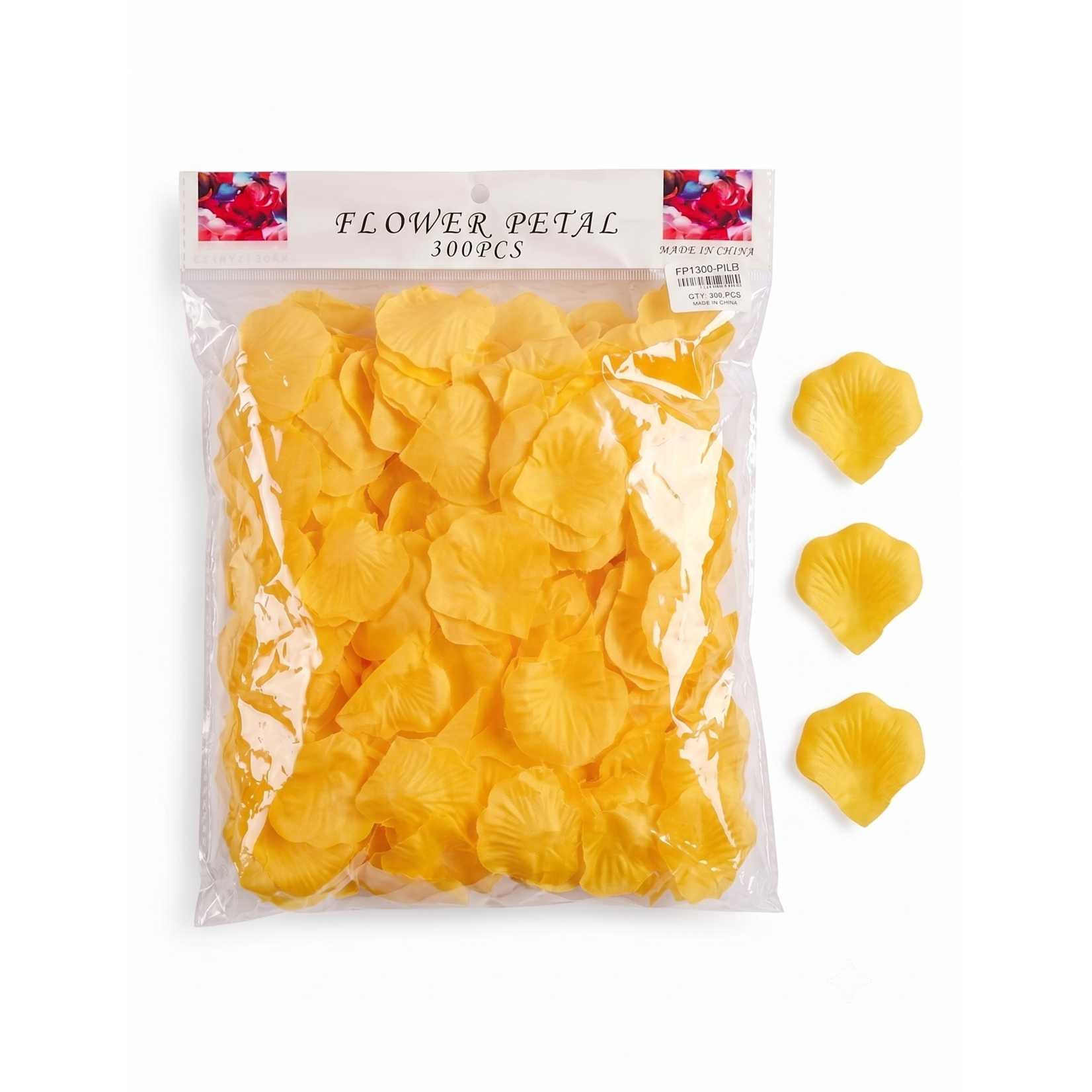 300 Silky Artificial Rose Petals Vibrant Décor for Weddings, Quinceañeras & Parties