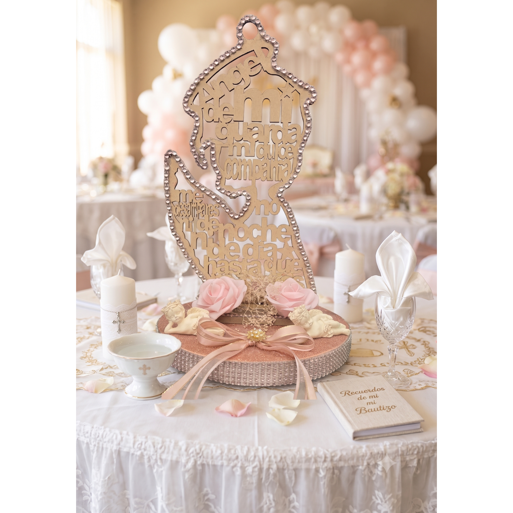 3" Ceramic Laying Angel Figurines – Pack of 12 | Decoration, Baptism & First Communion Favors