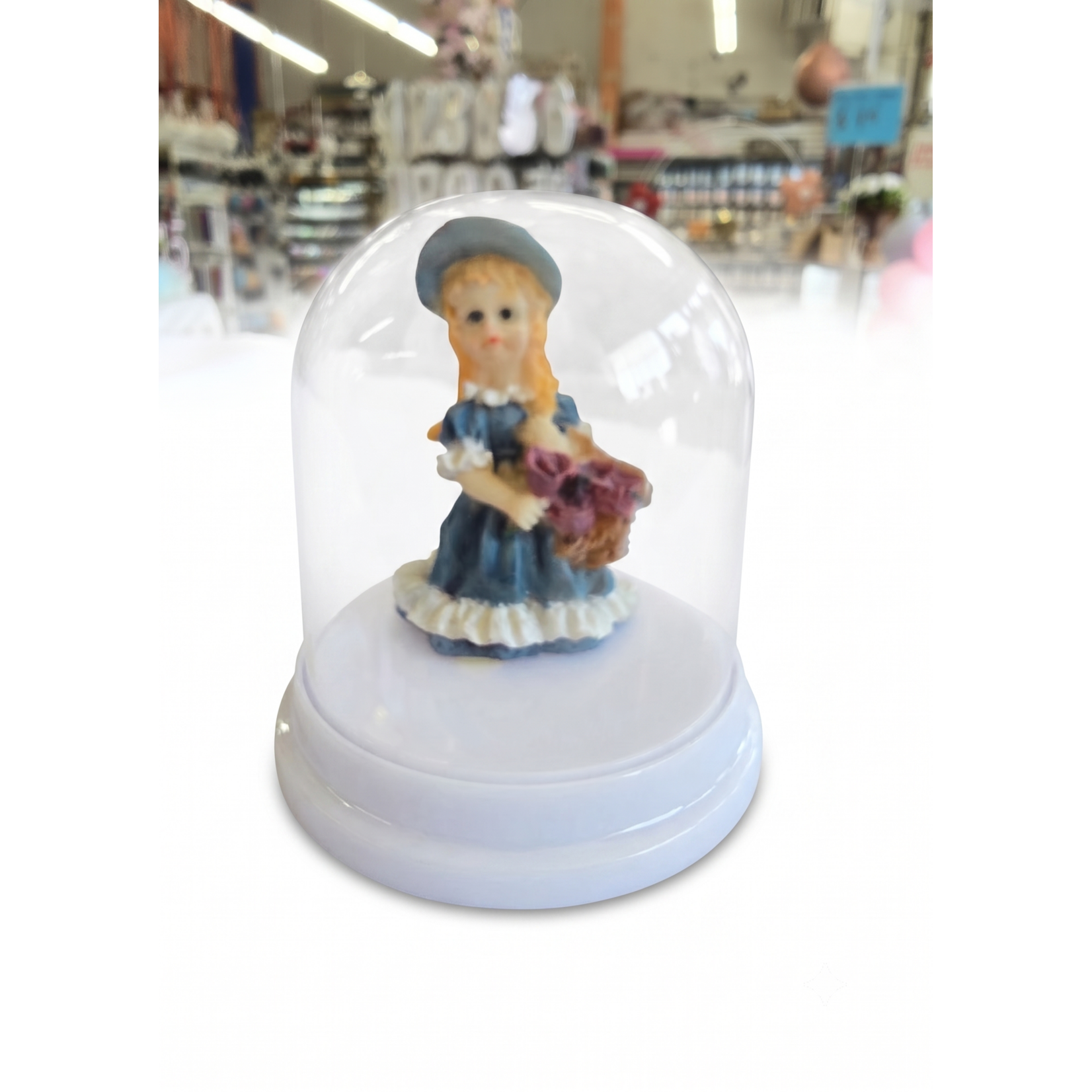 3" Clear Plastic  Dome with Base 12pc - Baby Shower Baptism Wedding Party Favor