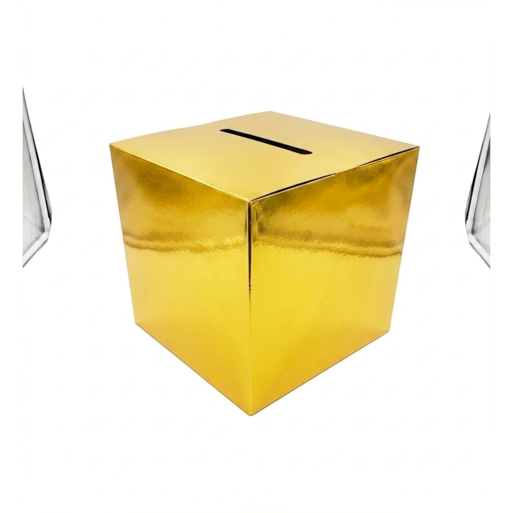 10" Card Box  Foldable Slit - Baby Shower Wedding Gender Reveal Parties