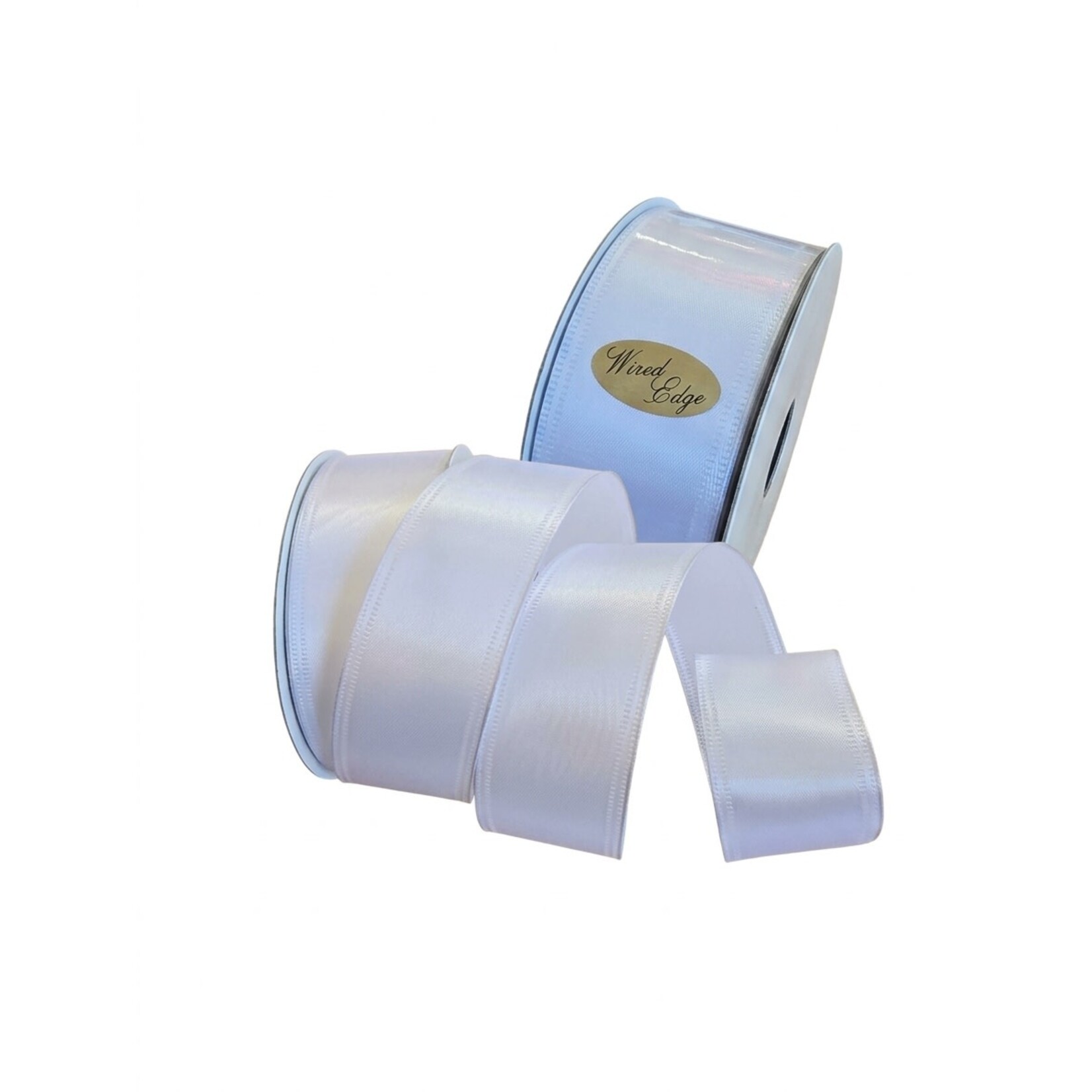 1.5" Wired Satin Ribbon – 10 Yards | Premium Silky Finish for Floral, Gift & Event Decor