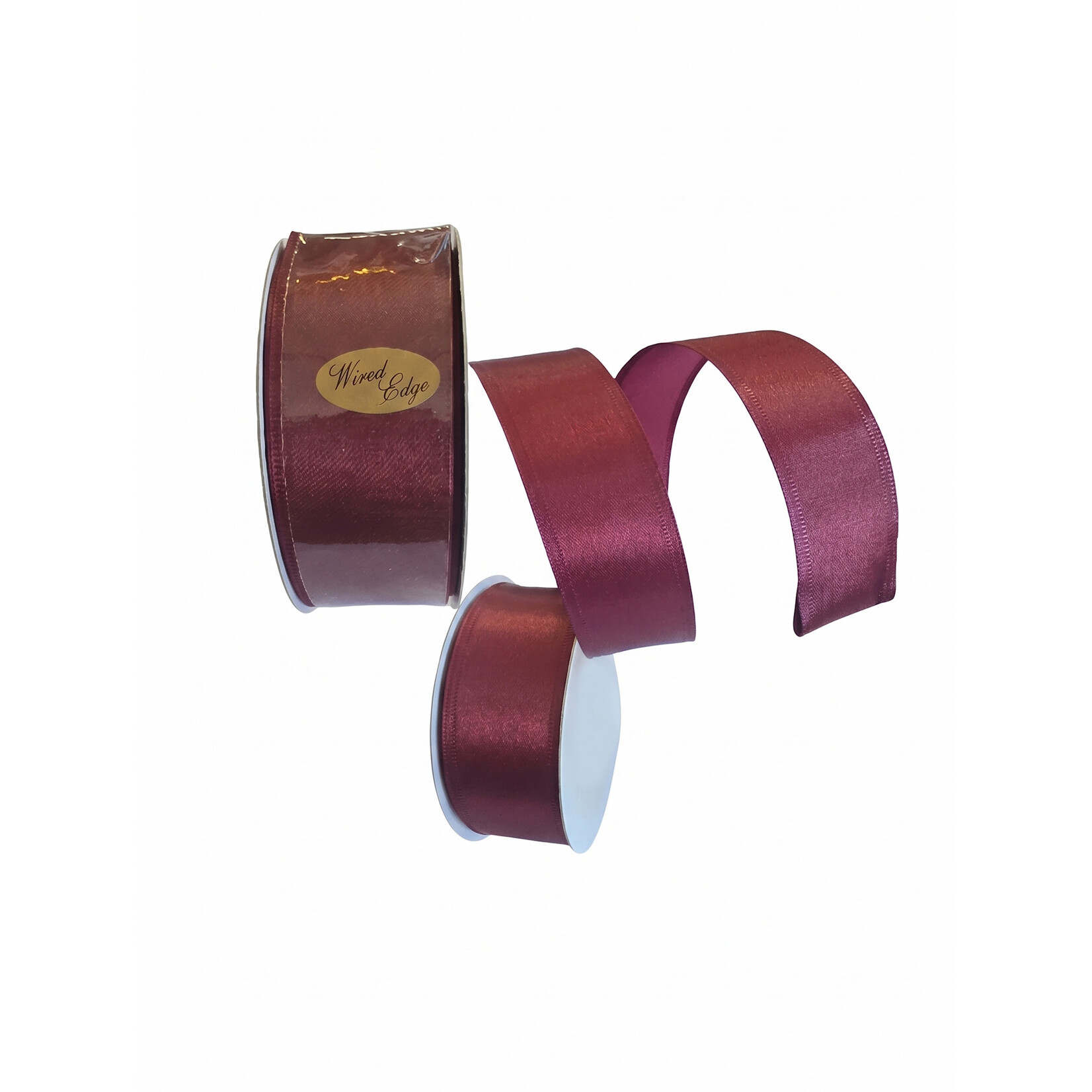 1.5" Wired Satin Ribbon – 10 Yards | Premium Silky Finish for Floral, Gift & Event Decor