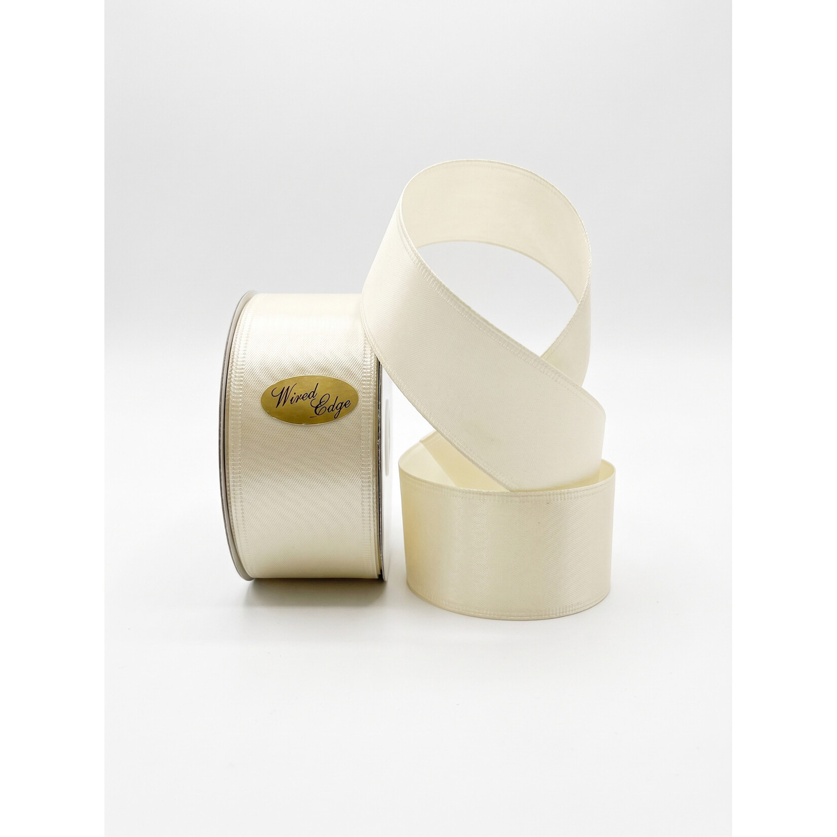 1.5" Wired Satin Ribbon – 10 Yards | Premium Silky Finish for Floral, Gift & Event Decor
