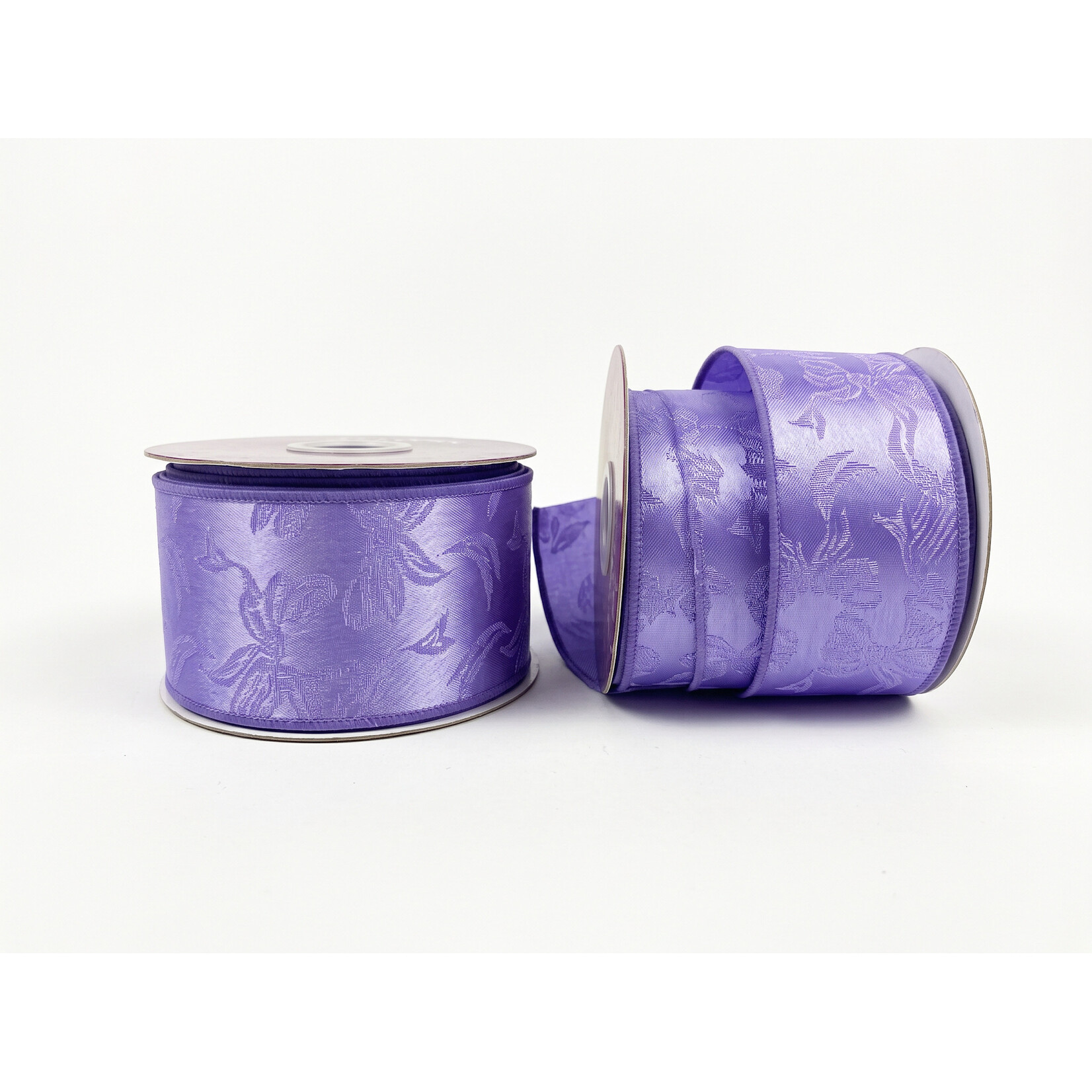 Premium Stamped Wired Satin Ribbon, 2"x10 Yards –Floral centerpieces, gift, pew bows, holiday decor, & event crafts