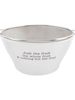 Mudpie Fruit Bowl With Strainer