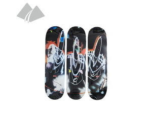 スケートボード supreme futura deckset Supreme x Futura Skateboard Deck Set Black – blueandcream