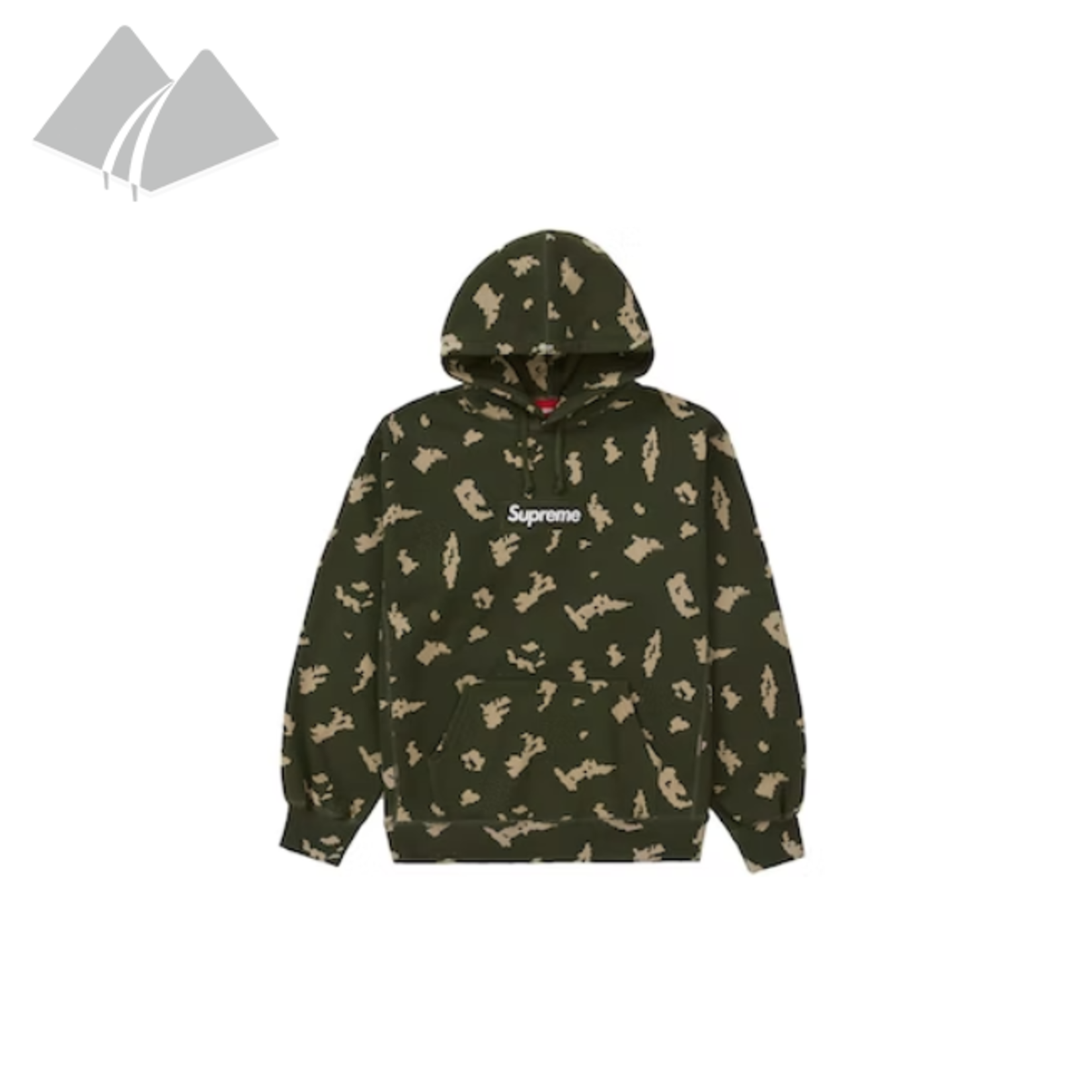 Supreme Supreme Hoodie Box Logo (FW21) Olive Russian Camo - Vacaville