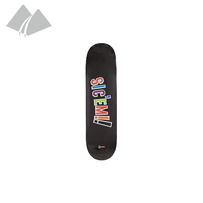 Supreme®/WTAPS® Sic'em! Skateboard Black SUPREME WTAPS SIC 'EM! SKATEBOARD DECK BLACK | eBay