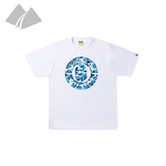 Bape BAPE Tee ABC Camo Single Color Busy Works White Blue (SS22)