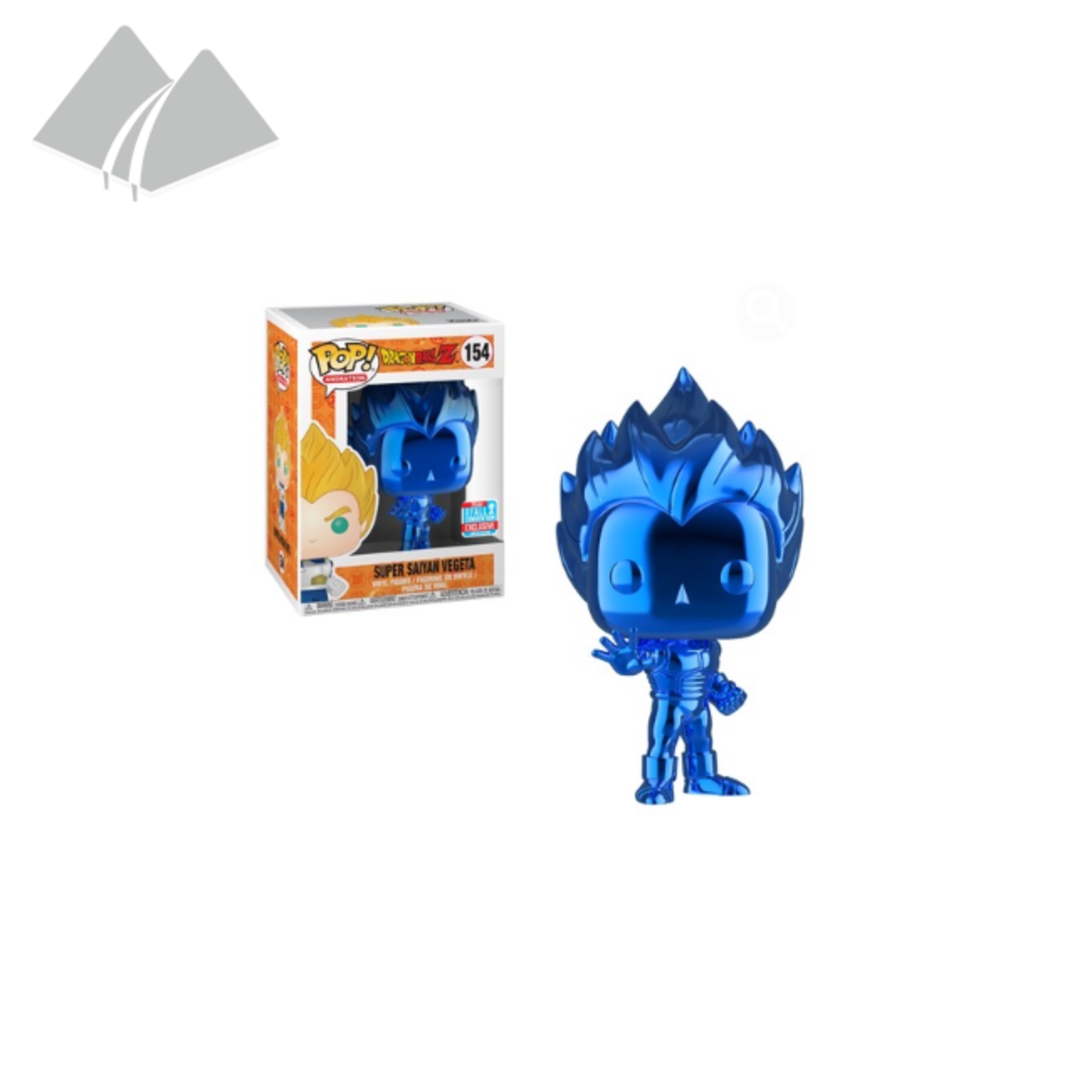 Funko Funko Pop Dragon Ball Z Super Saiyan Vegeta (Blue Chrome) Fall Convention Exclusive