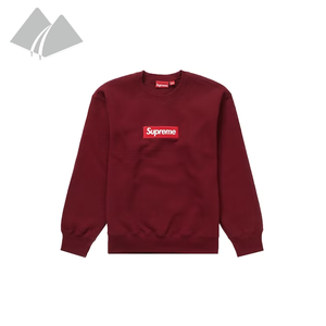 Supreme Crewneck Box Logo (FW22) Cardinal - The Valley Store