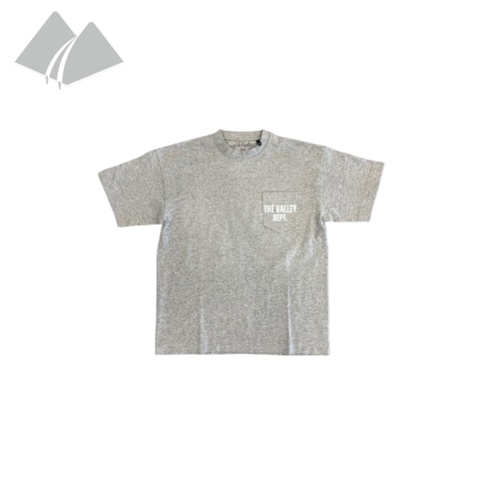 The Valley The Valley Pocket Tee Dept. Heather Grey White