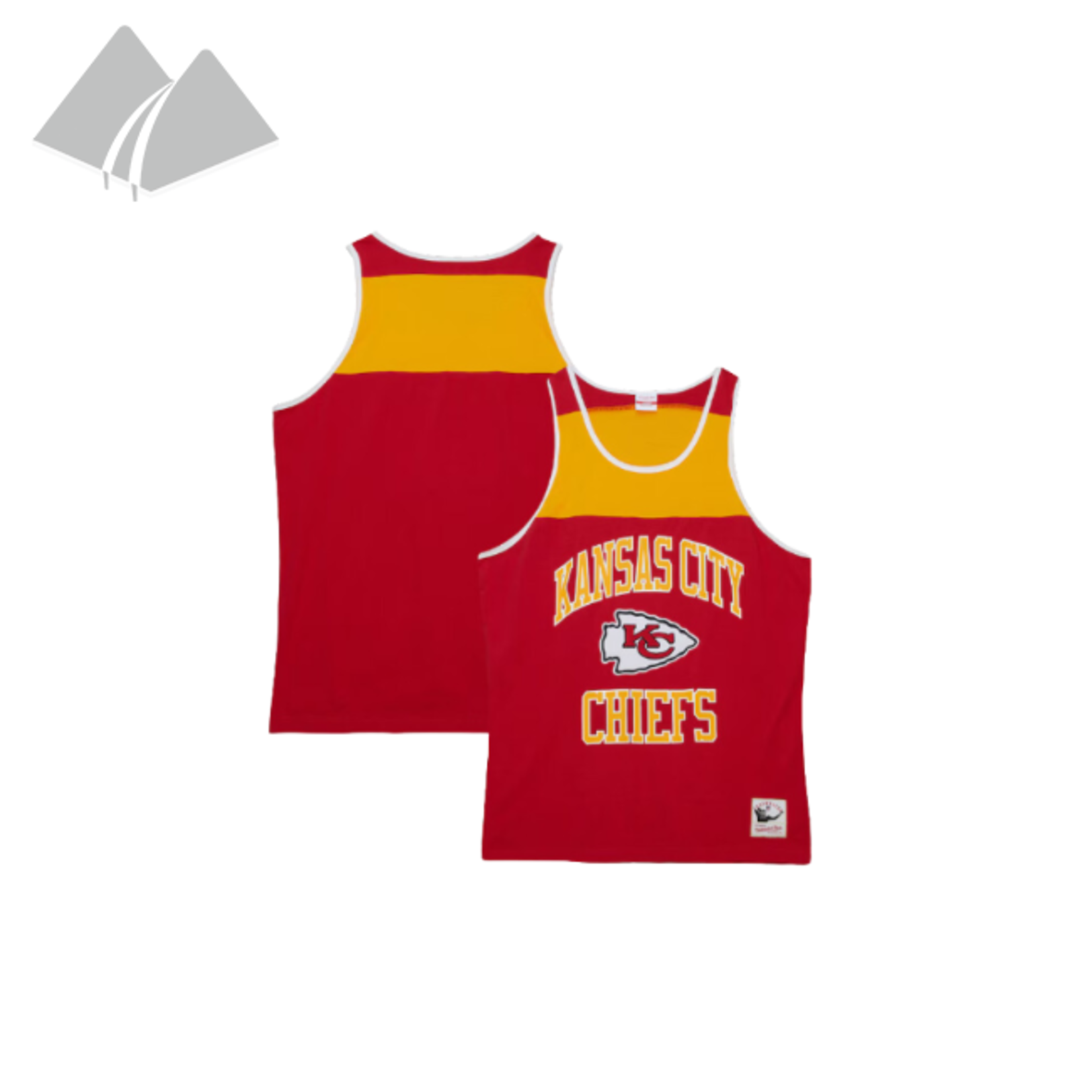 Mitchell & Ness Tank Tops Kansas City Chiefs Red/Yellow