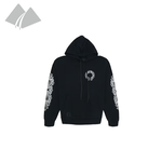 Chrome Hearts Chrome Hearts Hoodie Horse Shoe Floral Black