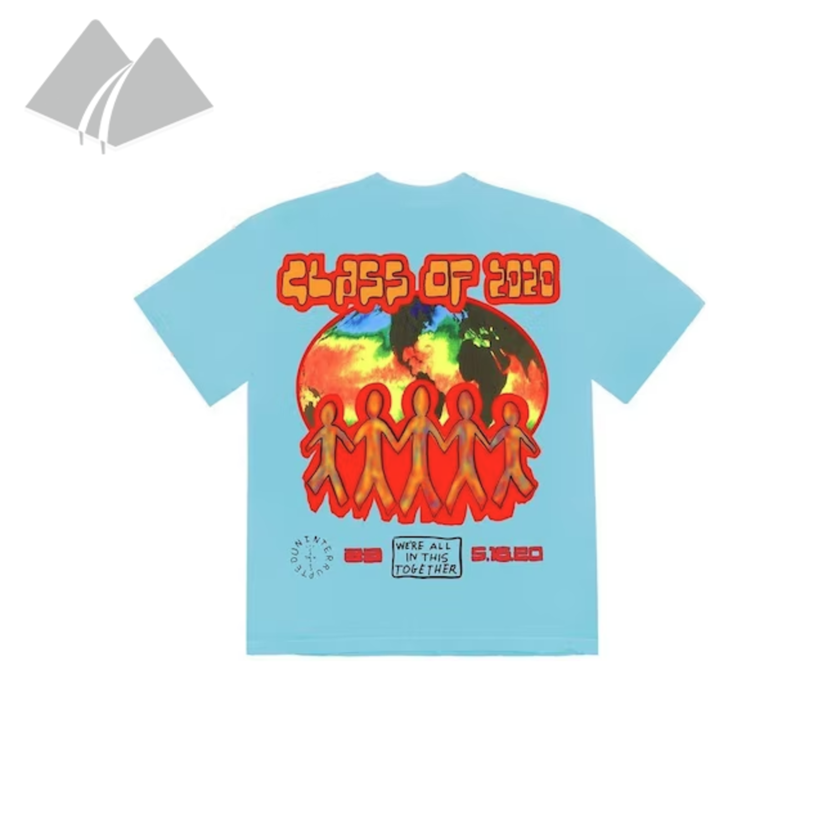 Travis Travis Scott Tee Cactus Jack C/O 2020 Light Blue