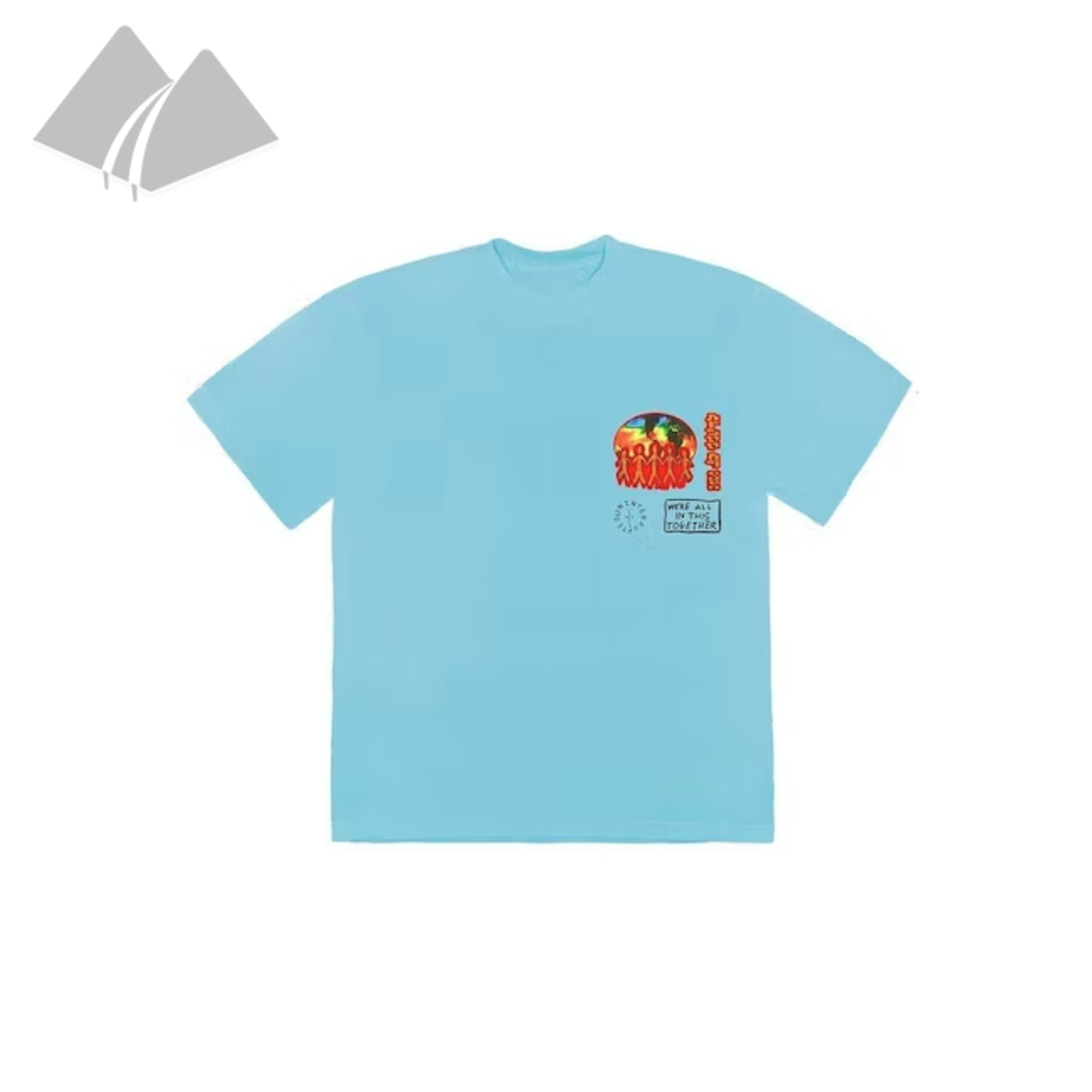Travis Travis Scott Tee Cactus Jack C/O 2020 Light Blue