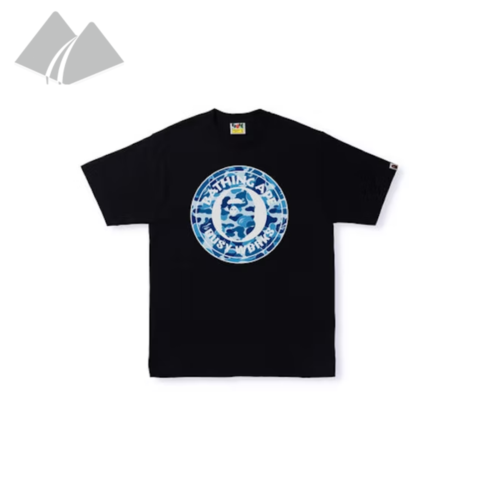 Bape BAPE Tee ABC Camo Single Color Busy Works Black Blue (SS22)