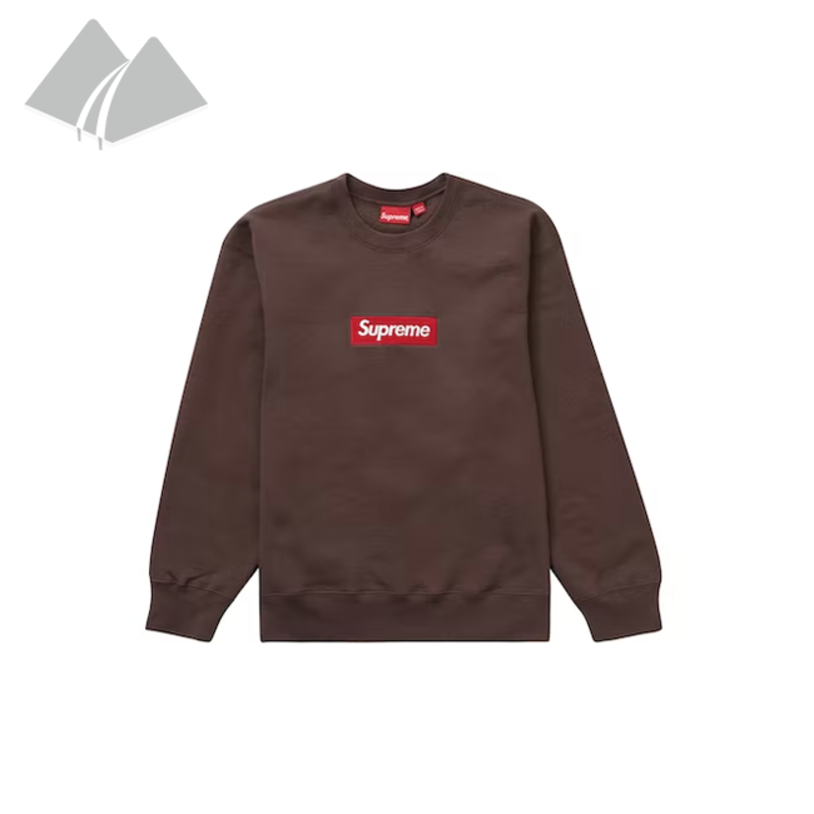 Supreme Supreme Crewneck Box Logo (FW22) Brown