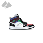 Jordan Jordan 1 Mid (W) Black White Multi-Color