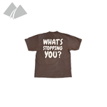 The Valley The Valley Tee What Stopping You? Mocha (SS24)