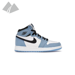Jordan Pre-Owned Jordan 1 High (GS) White University Blue Black