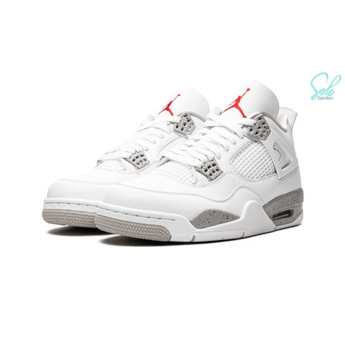 Air Jordan 4 Retro  “Tech White Oreo”