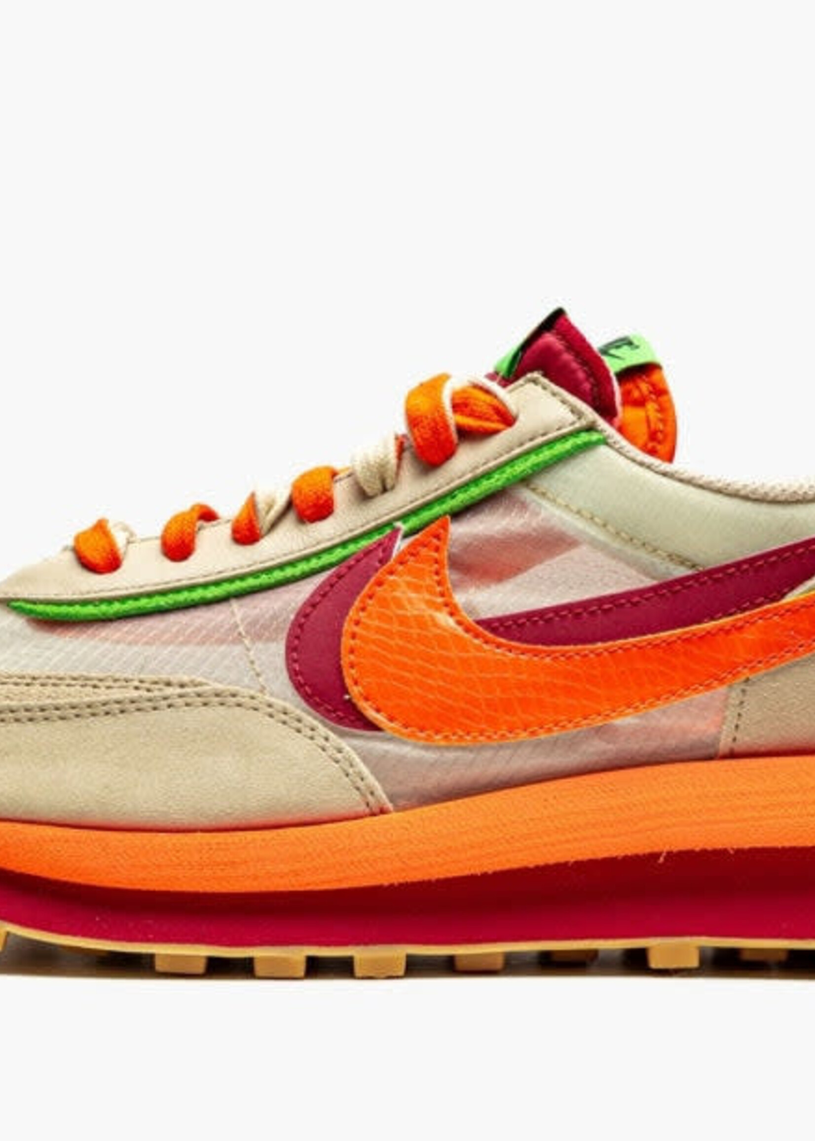 Nike LD Waffle sacai CLOT "Net Orange Blaze"