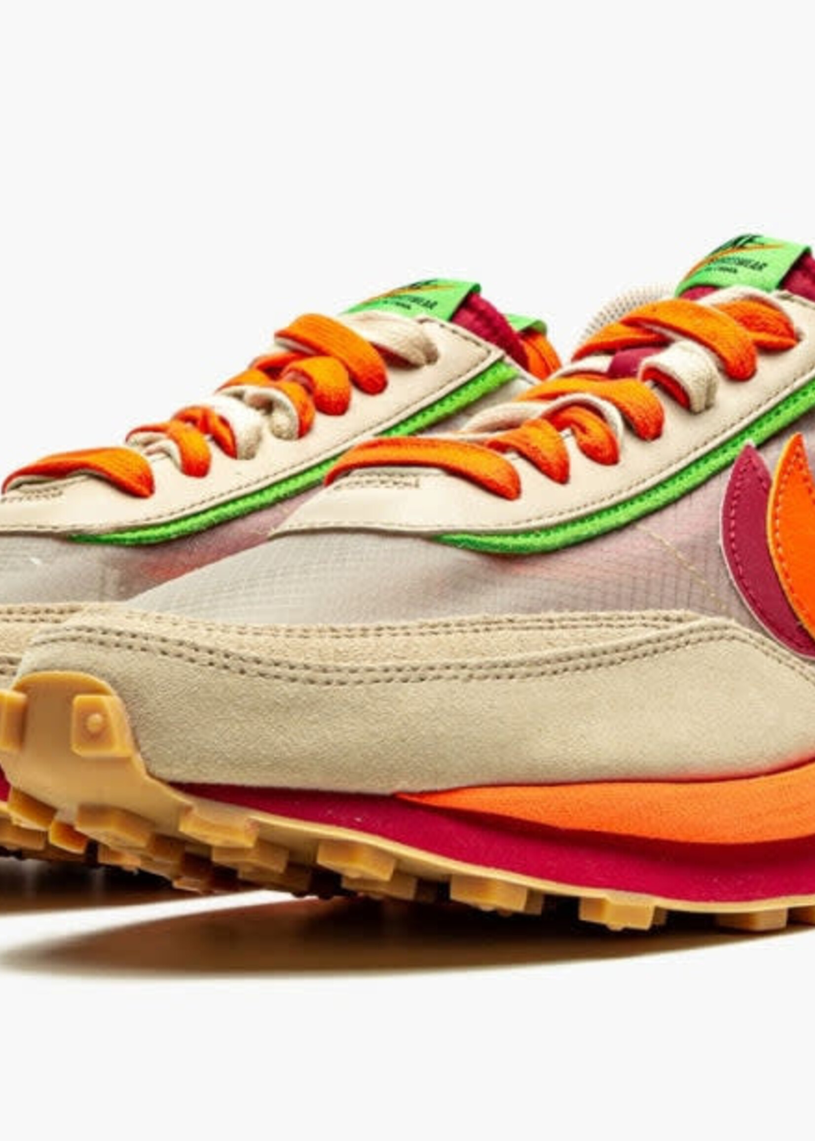 Nike LD Waffle sacai CLOT "Net Orange Blaze"