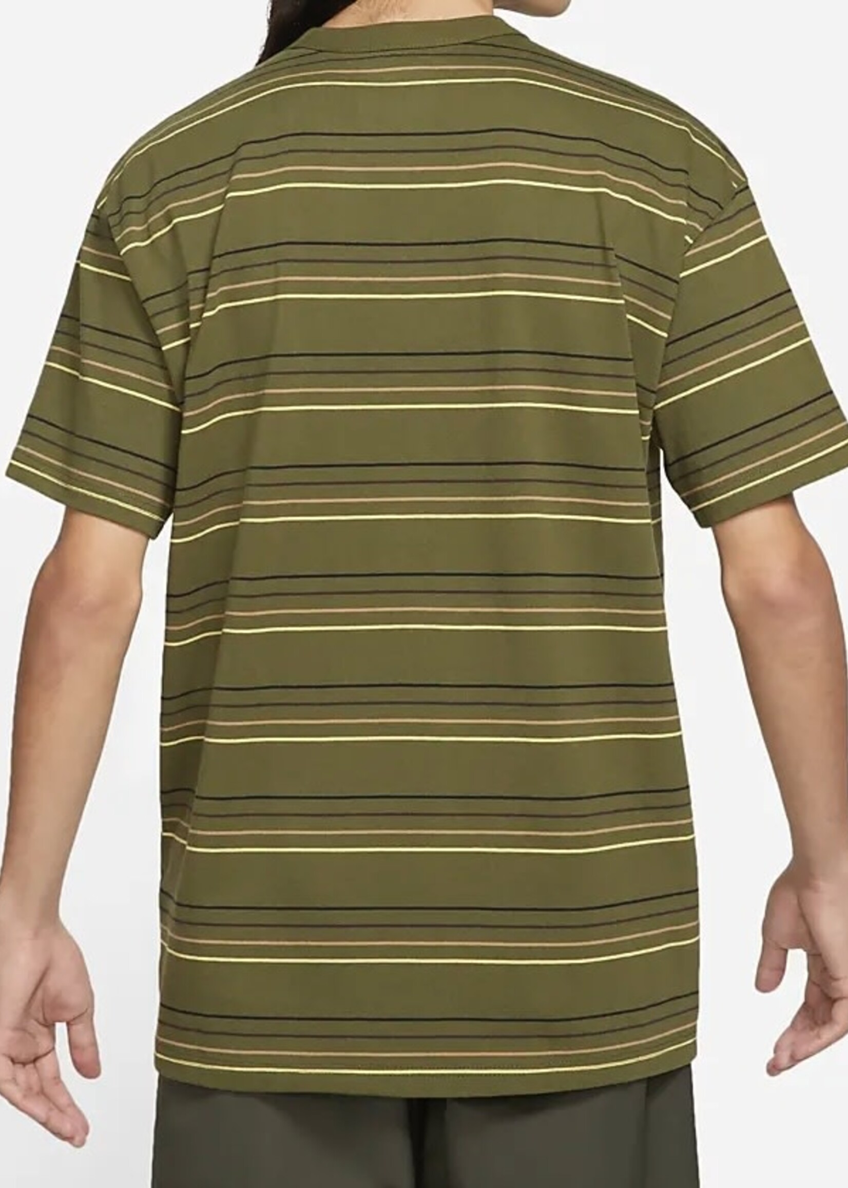 Nike Nike Premium Tee Olive Stripe