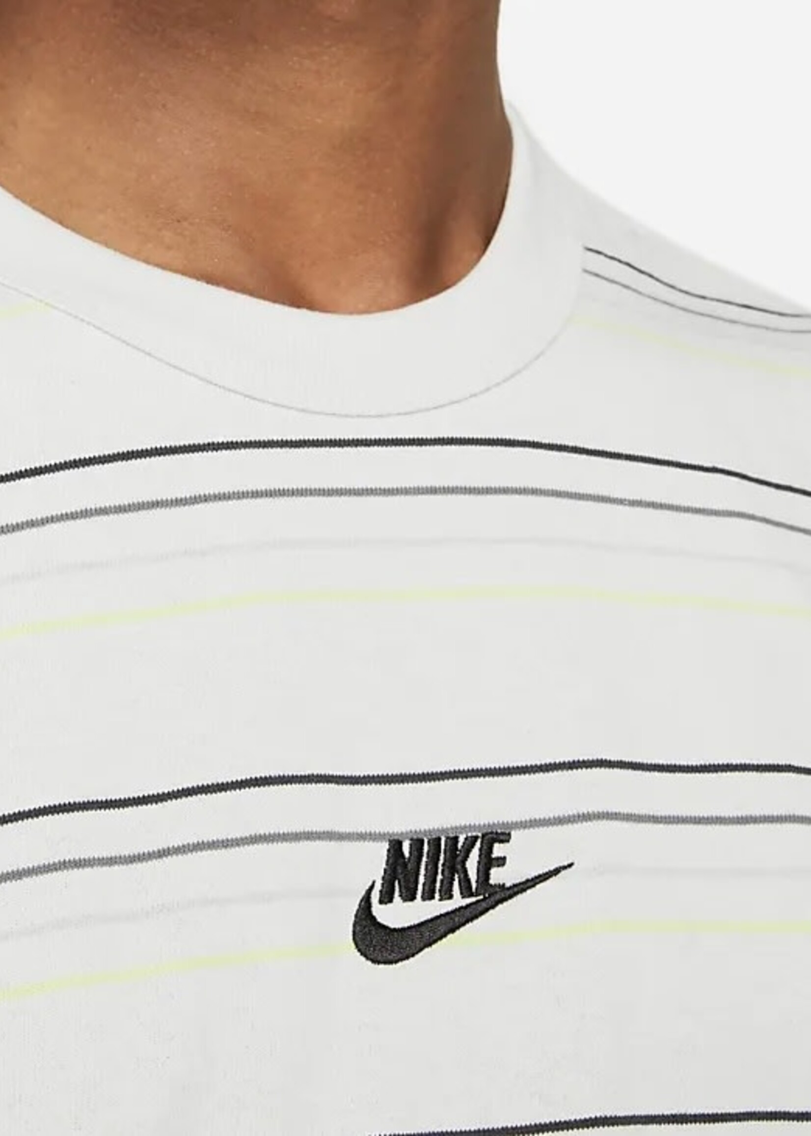Nike Nike Premium Tee Grey Stripe