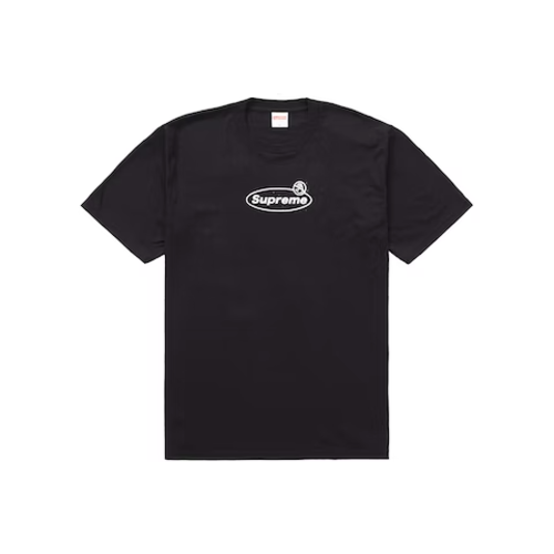 Supreme Supreme Warning Tee Black Supreme Supreme Warning Tee Black