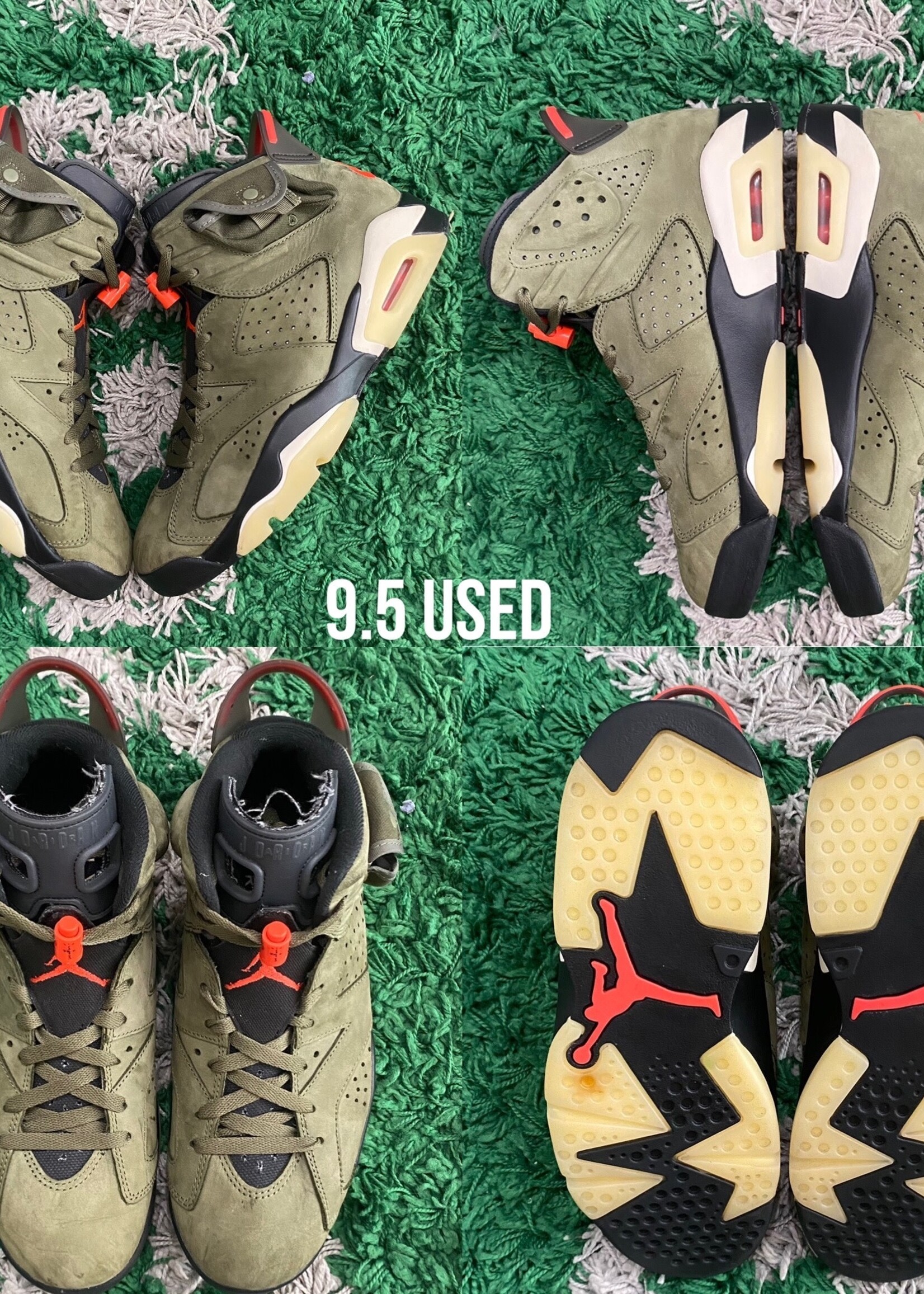 Air Jordan 6 Retro x Travis Scott "Olive"