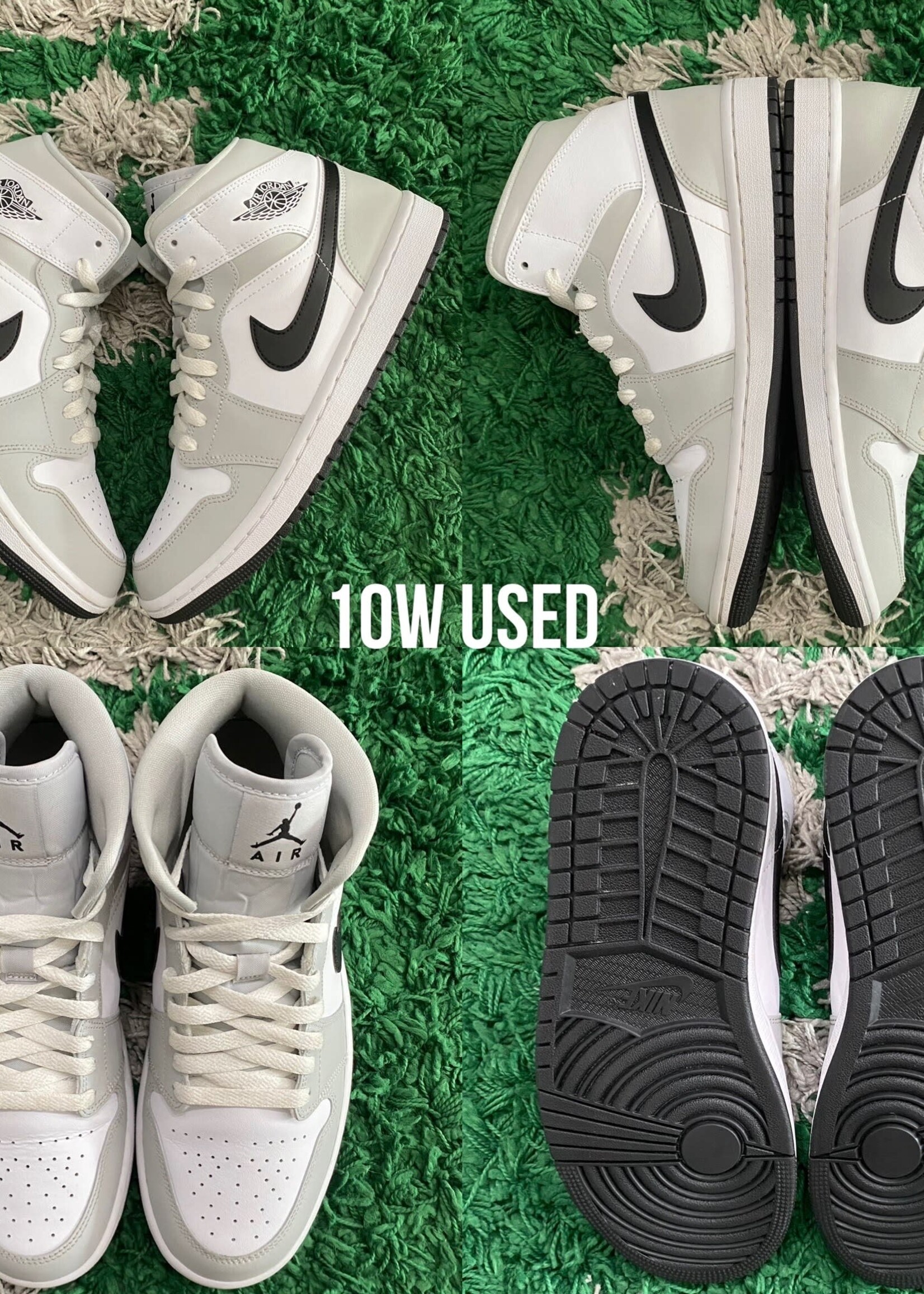 Jordan Air Jordan 1 Mid “Light Smoke Grey” WMNS