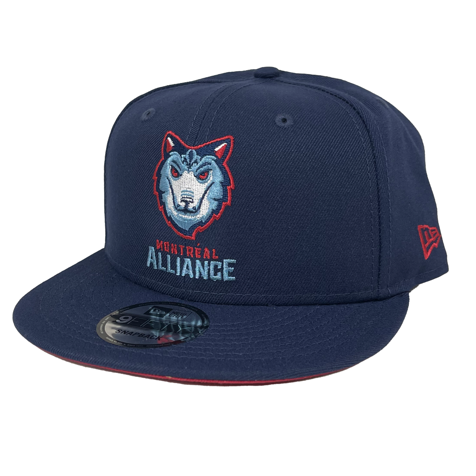 Casquette snapback 9FIFTY de l'Alliance de Montréal - Logo officiel à l'avant
