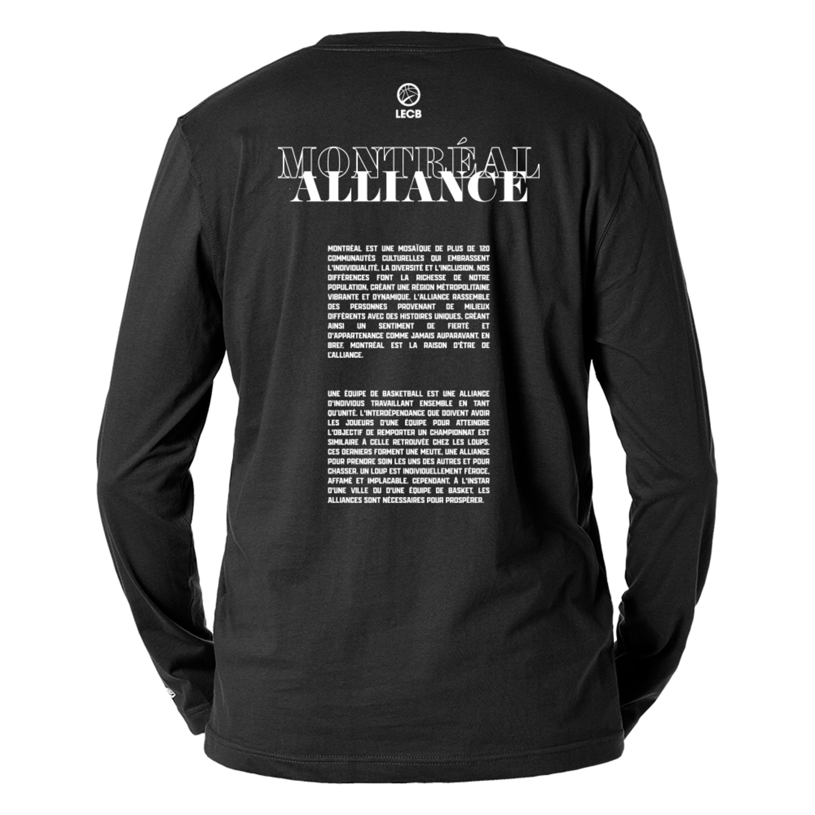 Montréal Alliance Brand History Long Sleeve - Black